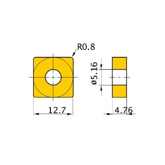 三菱マテリアル（株） 旋削用インサート SNGA 旋削用インサート（超硬） SNGA120408 HTI10