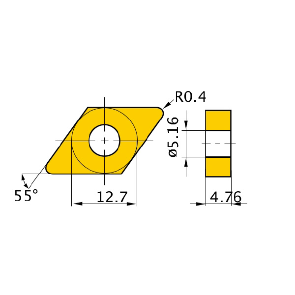 三菱マテリアル（株） 旋削用インサート DNGM 旋削用インサート（超硬） DNGM150404-MJ RT9010
