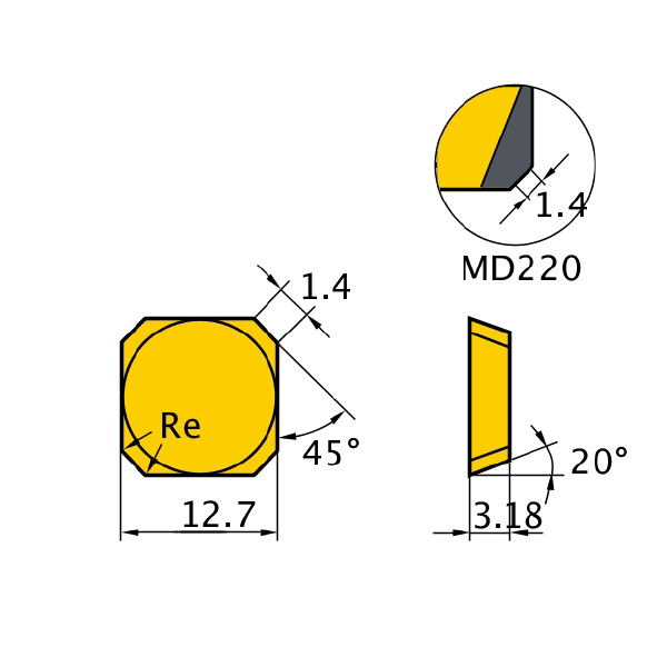 三菱マテリアル（株） カッタチップ SEKN カッタチップ（超硬） SEKN1203AFTN1 UTI20T
