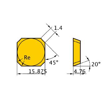三菱マテリアル（株） カッタチップ SEKN カッタチップ（超硬） SEKN1504AFTN1 UTI20T