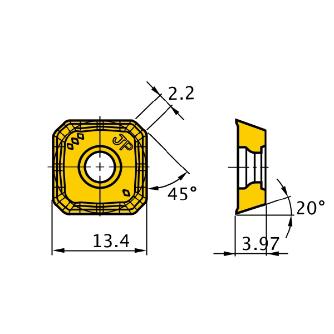 三菱マテリアル（株） カッタチップ SEGT カッタチップ（超硬） SEGT13T3AGFN-JP HTI10