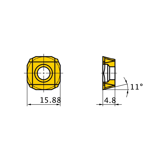 三菱マテリアル（株） カッタチップ SPCG カッタチップ（超硬） SPCG53Z HTI05T