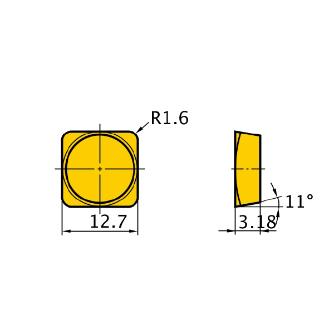 三菱マテリアル（株） カッタチップ SPEN カッタチップ（超硬） SPEN424A HTI05T