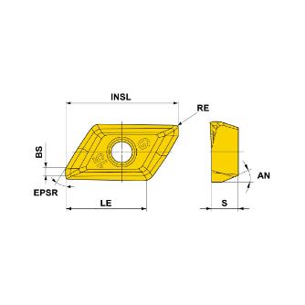三菱マテリアル（株） カッタチップ XDGT カッタチップ（超硬） XDGT1550PDFR-G04 TF15