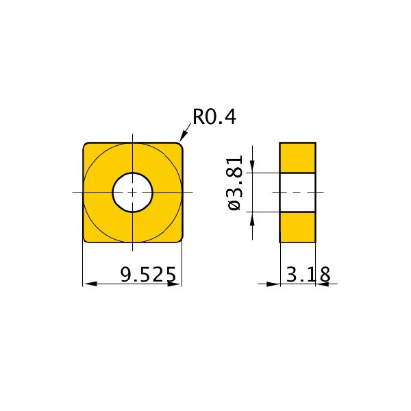 三菱マテリアル（株） 旋削用インサート SNGA 旋削用インサート（サーメット） SNGA090304 NX2525