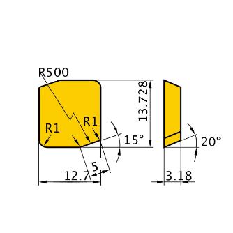 三菱マテリアル（株） カッタチップ WEC カッタチップ（サーメット） WEC42EFTR5C NX2525