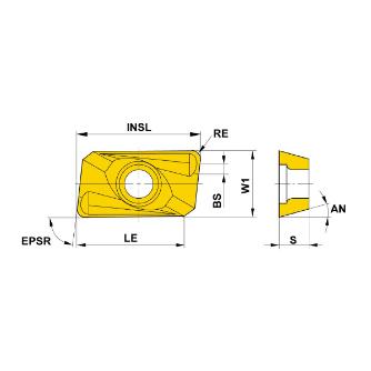 三菱マテリアル（株） カッタチップ APMT カッタチップ（超硬コーティング） APMT1135PDER-H3 F7030