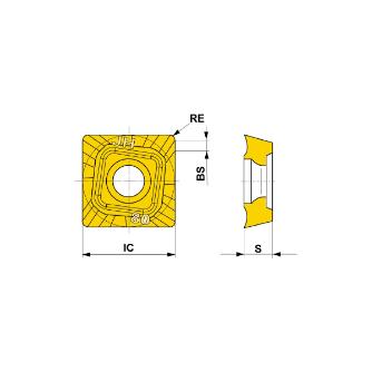 三菱マテリアル（株） カッタチップ SOMT カッタチップ（超硬コーティング） SOMT12T308PEER-JH F7030