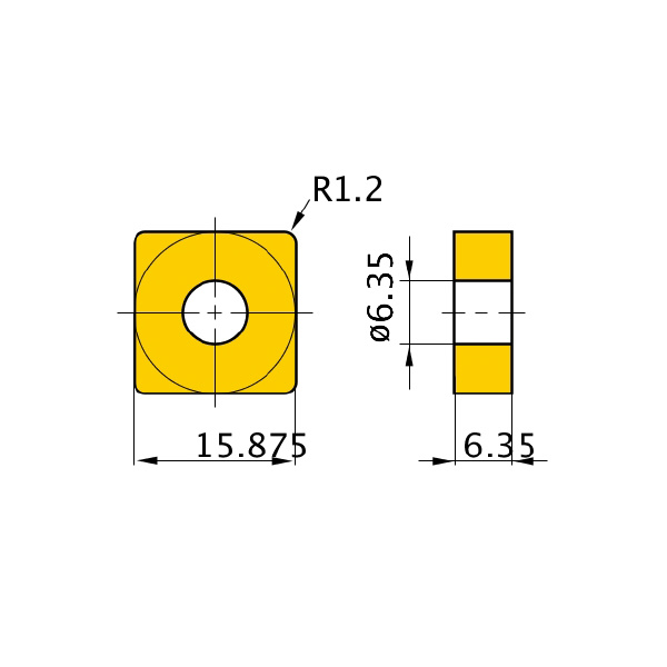 三菱マテリアル（株） 旋削用インサート SNMM 旋削用インサート（超硬コーティング） SNMM150612-HZ UE6020