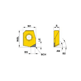 三菱マテリアル（株） カッタチップ NP-GDCW カッタチップ（ＰＣＤ） NP-GDCW1240PDFR2 MD220