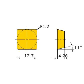 三菱マテリアル（株） 旋削用インサート(CBN) SPGN 旋削用インサート（ＣＢＮ） SPGN120412 MB730