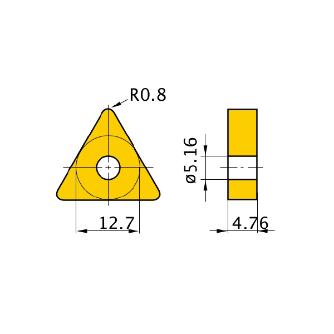 三菱マテリアル（株） 旋削用インサート(CBN) TNGA 旋削用インサート（ＣＢＮ） TNGA220408 MB710