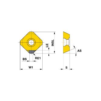 三菱マテリアル（株） カッタチップ WEEW カッタチップ（ＣＢＮ） WEEW13T3AGTR3C MB710