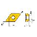 三菱マテリアル（株） 旋削用インサート DCMW 旋削用インサート（超硬） DCMW150408 HTI10