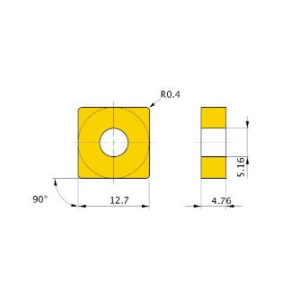 三菱マテリアル（株） 旋削用インサート SNMG 旋削用インサート（超硬） SNMG120404 HTI10