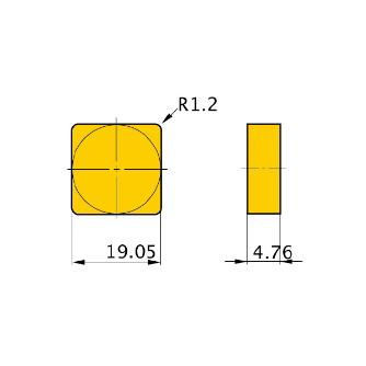 三菱マテリアル（株） 旋削用インサート SNMN 旋削用インサート（超硬） SNMN190412 UTI20T