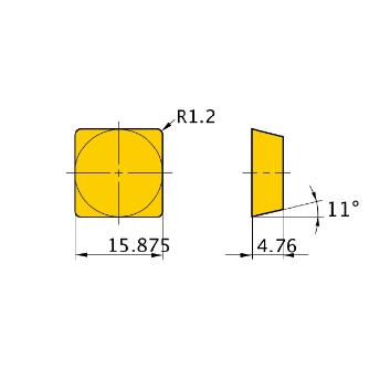 三菱マテリアル（株） 旋削用インサート SPMN 旋削用インサート（超硬） SPMN150412 UTI20T