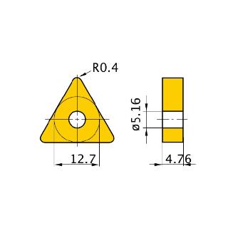 三菱マテリアル（株） 旋削用インサート TNMA 旋削用インサート（超硬） TNMA220404 HTI10