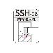 住友電気工業（株） SEC－溝入れバイト ホルダ SSH ＳＥＣ－溝入れバイト　ホルダ E08D-SSHMN125-08