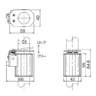 ＴＭＥＨジャパン（株） ワンウェイスライドストッパー AHST-555 ワンウェイスライドストッパー AHST-555