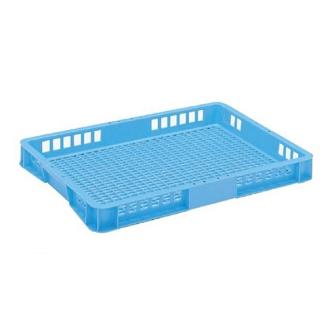 岐阜プラスチック工業（株） トレー めんコンテナー T トレー、めんコンテナー　ブルー T-12 B