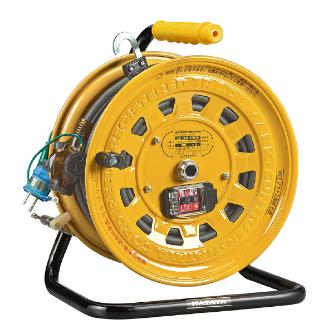 （株）ハタヤリミテッド サンタイガーテモートリール 漏電遮断器付(接地付) テモートリール GB-130K
