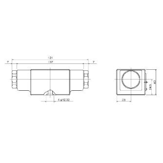 ダイキン工業（株） モジュラースタック形パイロットチェック弁 MPD モジュラースタック形パイロットチェック弁 MPD-02B-20-55