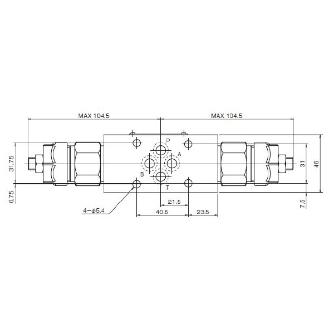 ダイキン工業（株） モジュラースタック形ブレーキ弁 MB モジュラースタック形ブレーキ弁 MB-02W-3-65