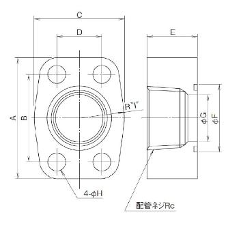 ダイキン工業（株） 配管フランジ NF-VR 配管フランジ NF-VR03