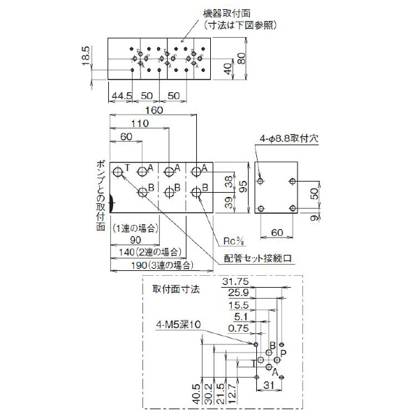 ダイキン工業（株） NDRブロックセツト BTRSET ＮＤＲブロックセツト BTRSET1-10