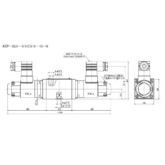 ダイキン工業（株） ダイレクト形電磁比例切換弁 KSP-G ダイレクト形電磁比例切換弁 KSP-G02-2C2N-10-N