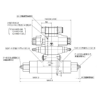 ダイキン工業（株） 電磁パイロット切換弁 MEP 電磁パイロット切換弁 MEP12A2CPXW-60