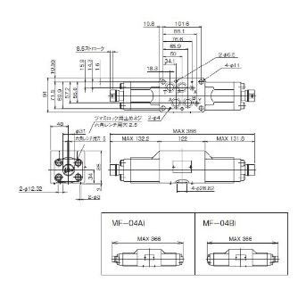ダイキン工業（株） モジュラースタック形流量調整弁 MF モジュラースタック形流量調整弁 MF-04AI-200-10