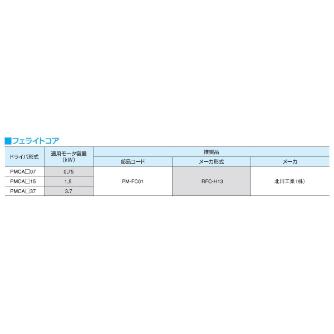 ダイキン工業（株） IPMサーボドライブ フェライトコア PM-FC ＩＰＭサーボドライブ　フェライトコア PM-FC01
