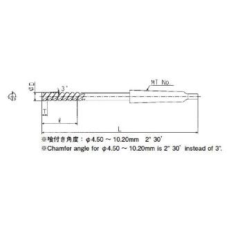 エフ・ピー・ツール（株） ハイヘリカルリーマMTシャンク HH10 ハイヘリカルリーマＭＴシャンク HH10.01MT