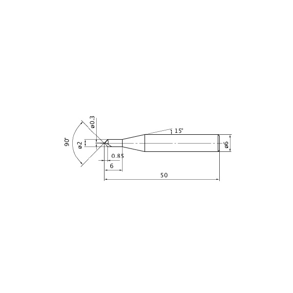 三菱マテリアル（株） ミラクルエンドミル VC2C ミラクルエンドミル VC2C D0200