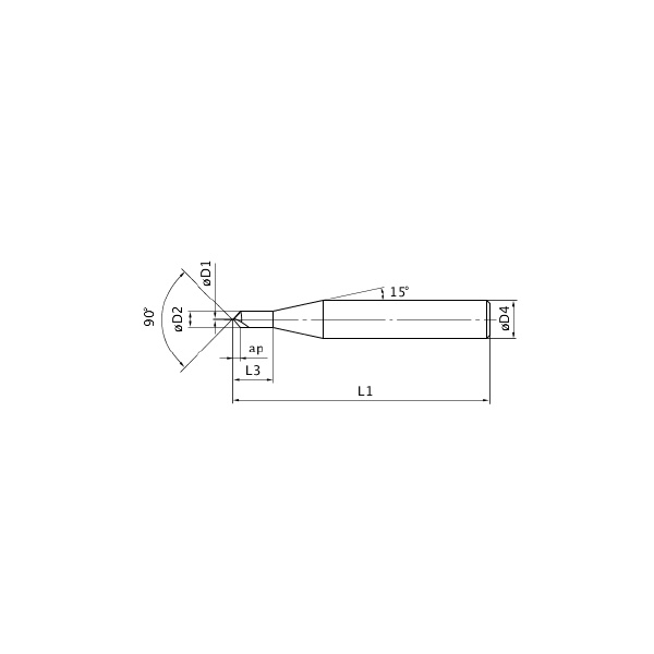 三菱マテリアル（株） ミラクルエンドミル VC2C ミラクルエンドミル VC2C D1000