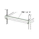 扶桑金属工業（株） 重量ラック 落下防止バー(バータイプ) MRRB