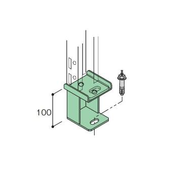 扶桑金属工業（株） 重量スチールラック アップベース MR100UB 重量スチールラック　アップベース MR100UB