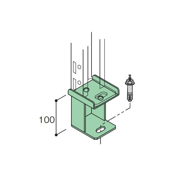 扶桑金属工業（株） 重量スチールラック アップベース MR100UB 重量スチールラック　アップベース MR100UB