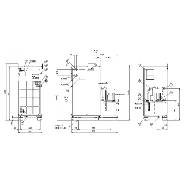 ダイキン工業（株） インバータチラー ポンプ・タンク付 AKW インバータチラー　ポンプ・タンク付 AKW329