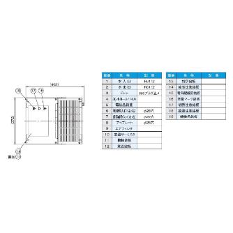 ダイキン工業（株） インバータチラー ポンプ・タンク無し AKW インバータチラー　ポンプ・タンク無し AKW189