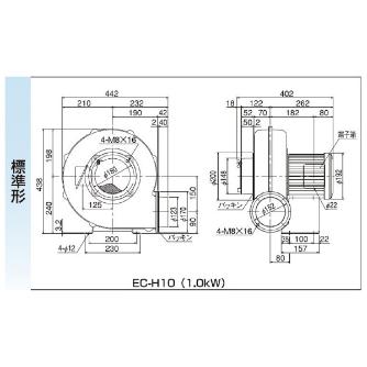 ＳＤＧ（株） 電動送風機(標準) EC 電動送風機（標準） EC-H10-R313