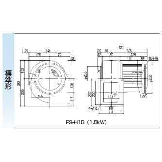 ＳＤＧ（株） 電動送風機(標準) FS 電動送風機（標準） FS-H15-R313