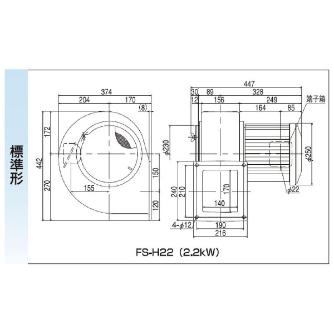 ＳＤＧ（株） 電動送風機(標準) FS 電動送風機（標準） FS-H22-R313