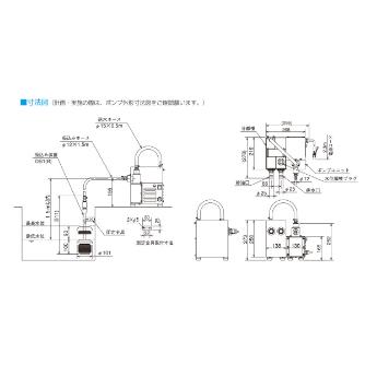 （株）寺田ポンプ製作所 浮上油回収装置 DS1-120 浮上油回収装置 DS1-120