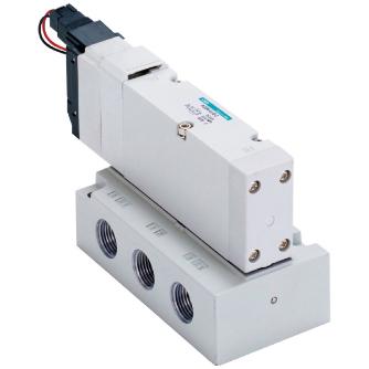 ＣＫＤ（株） パイロット式5ポート弁 ベース配管 4GB パイロット式５ポート弁　ベース配管 4GB410-15-B-3