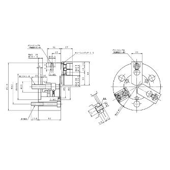 豊和工業（株） セレーテッドチャック H01MA セレーテッドチャック H01MA-4