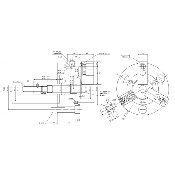 豊和工業（株） セレーテッドチャック H01MA セレーテッドチャック H01MA-6