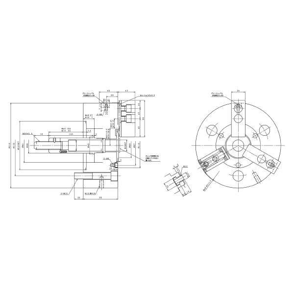 豊和工業（株） セレーテッドチャック H01MA セレーテッドチャック H01MA-8